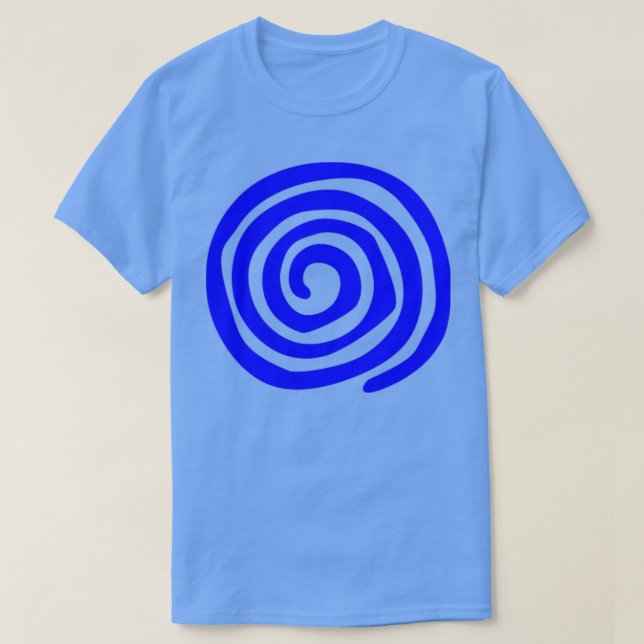 Blue Spriral T Shirt (Design framsida)