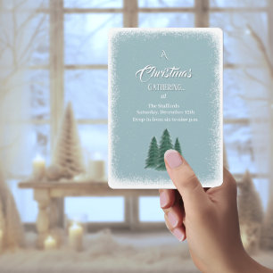 Blue Spruce-julinbjudan Inbjudningar