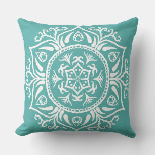 Blue Spruce Mandala Kudde