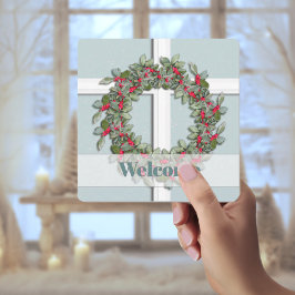 Blue Spruce Window to Winter Invitation Julkort