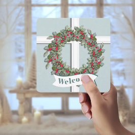Blue Spruce Window to Winter Invitation Julkort