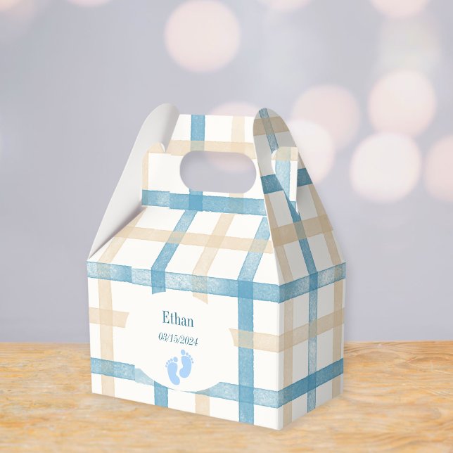 blue square boxes - birthday - birth presentaskar (Skapare uppladdad)