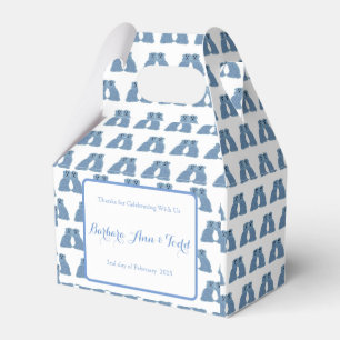 Blue Stafford Hundar Ginger Burk Burk Bröllop Fa Presentaskar