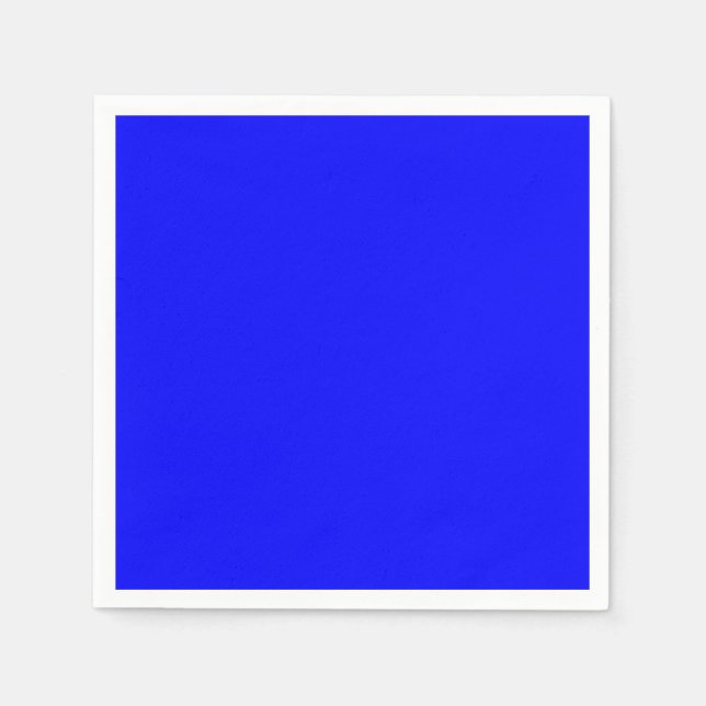 Blue Standard Cocktail-Pappersservett Pappersservett (Framsidan)