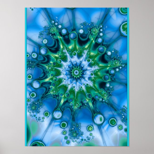 Blue Stänk Poster (Framsidan)
