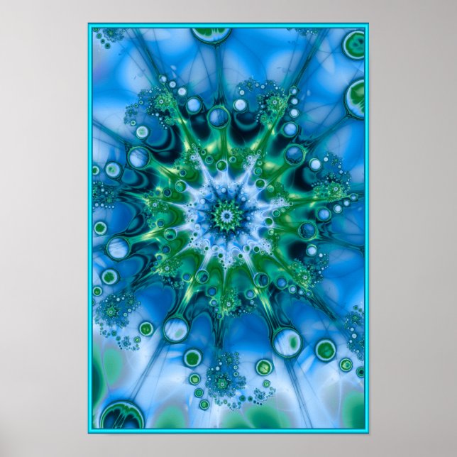 Blue Stänk Poster (Framsidan)