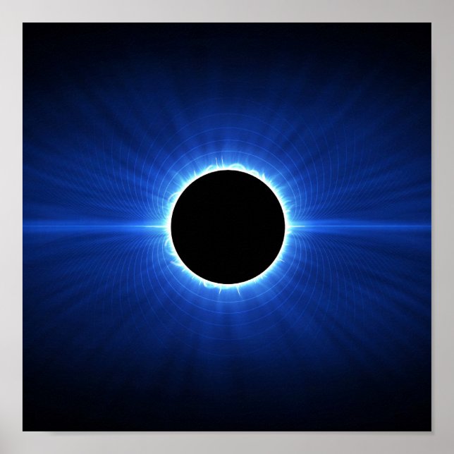 Blue Star Eclipse Poster (Framsidan)