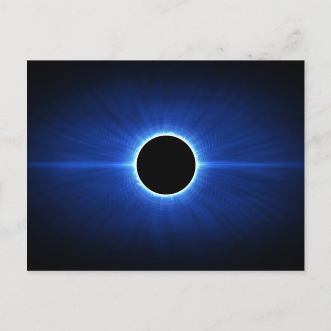 Blue Star Eclipse Vykort (Framsida)