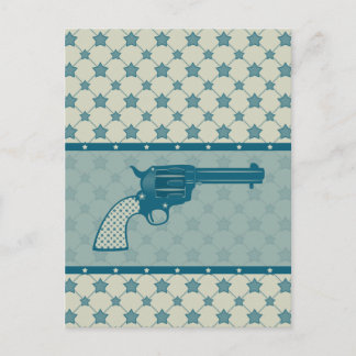 Blue Star Gun Vykort