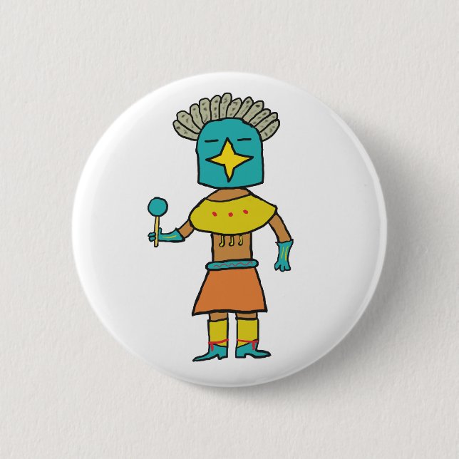 Blue Star Kachina Knapp (Framsida)