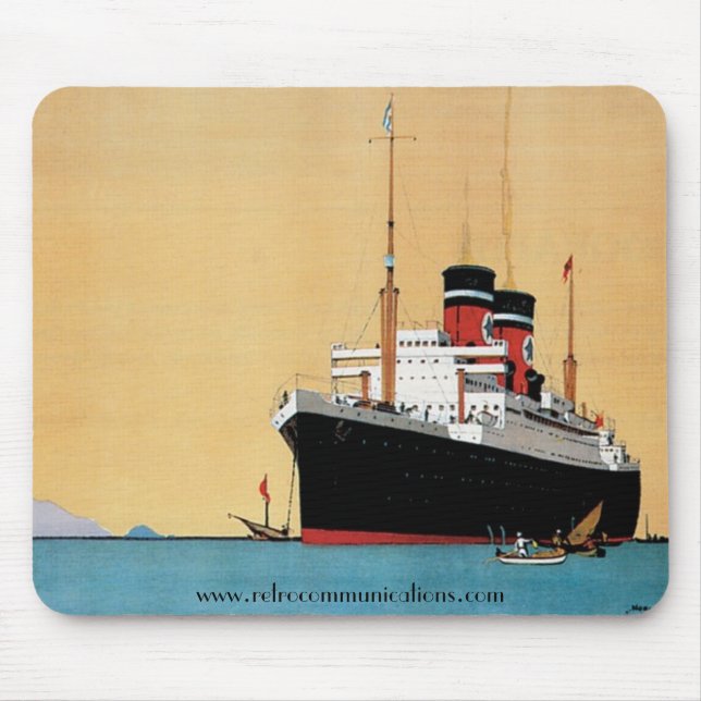 Blue Star Line Mousepad Musmatta (Framsidan)
