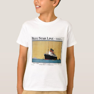Blue Star Line Sydamerika T Shirt