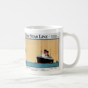 Blue Star Liner Kaffemugg