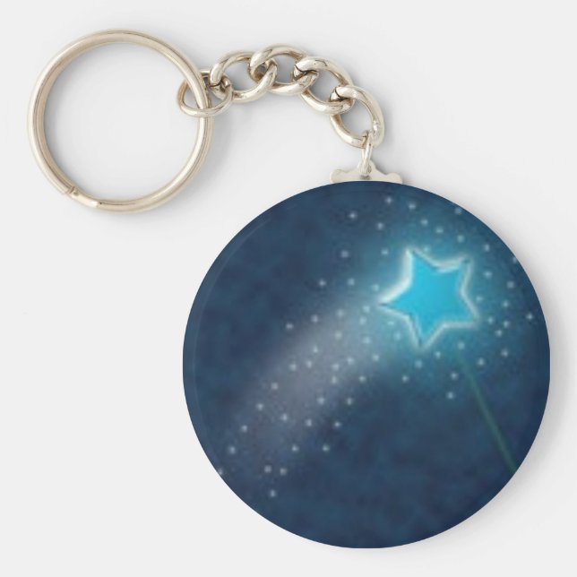 Blue Star-nyckelkedja Nyckelring (Framsidan)