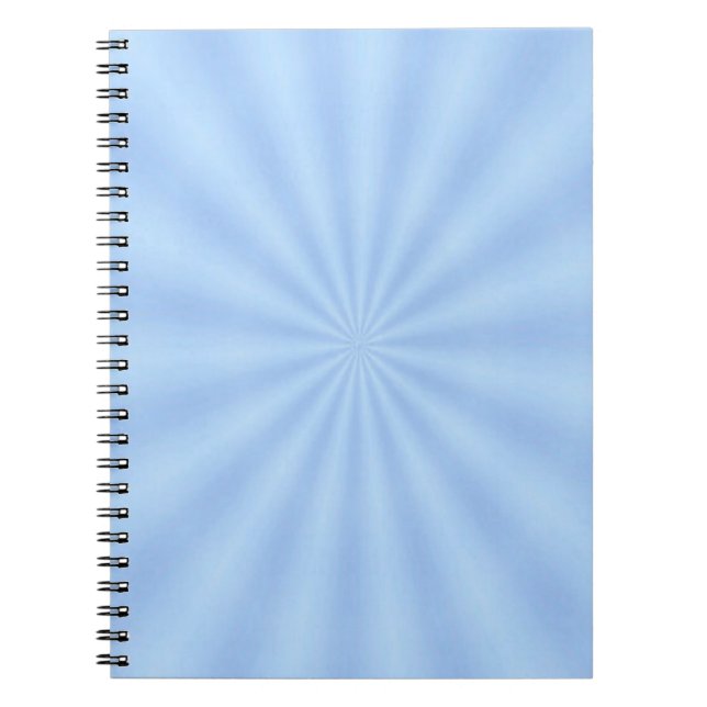 Blue Starburst - anteckningsbok Med Spiral (Framsidan)