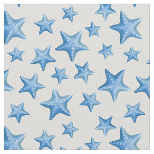 Blue Starfish Summer Beach Nautical Coastal Tyg