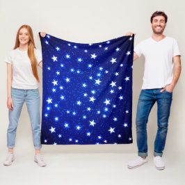 Blue Stargazer Fleecefilt