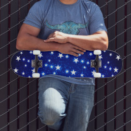 Blue Stargazer Mini Skateboard Bräda 18,5 Cm