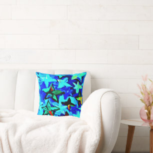 Blue Starry Night Himlar. Köp nu Kudde
