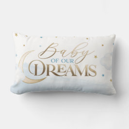 Blue Stars Baby i vår Dreams Nursery Pillow Lumbarkudde