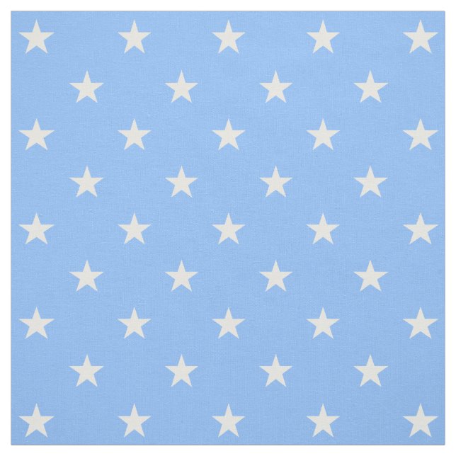 Blue Stars Fabric Tyg (Provkarta)