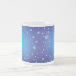 Blue Stars jul Frostad Glasmugg