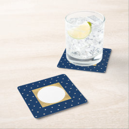 Blue Stars jul Party Underlägg Papper Kvadrat