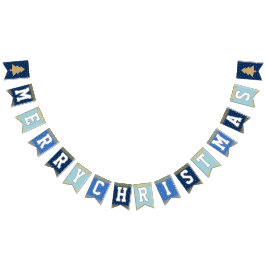 Blue Stars jul Party Vimplar