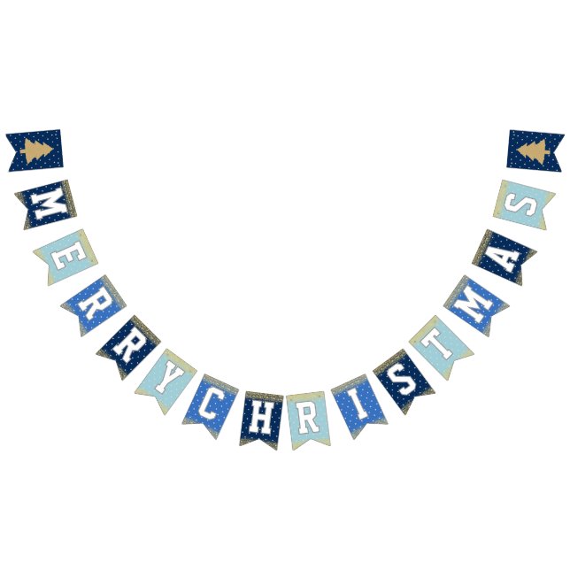 Blue Stars jul Party Vimplar (Alla)