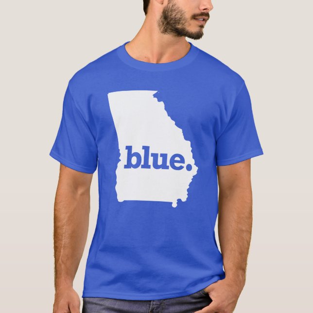 BLUE STATE GEORGIEN T SHIRT (Framsida)