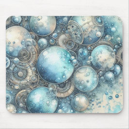Blue Steampunk Mousepad Musmatta