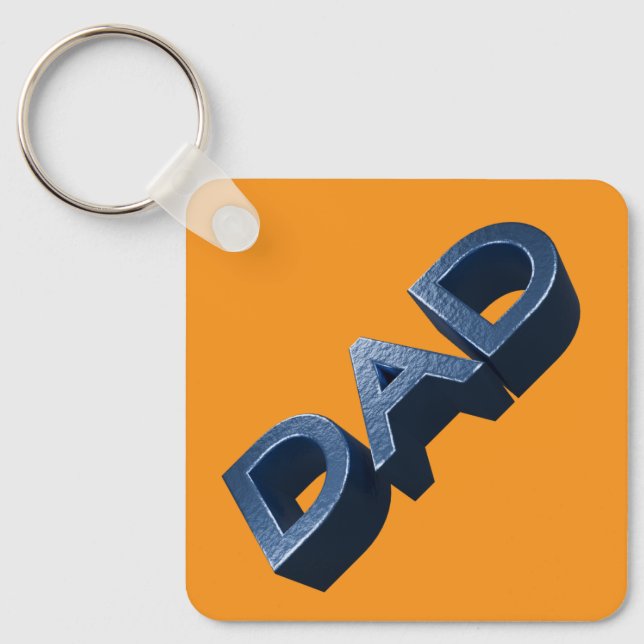 Blue Steel Pappa Nyckelring (Framsida)