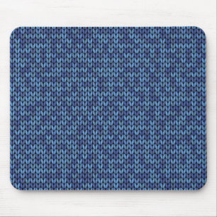 Blue Sticka Mönster Musmatta