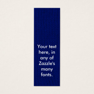 Blue Stockinette Litet Visitkort