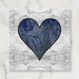 Blue Stone Married Mönster Gåvor Etiketter