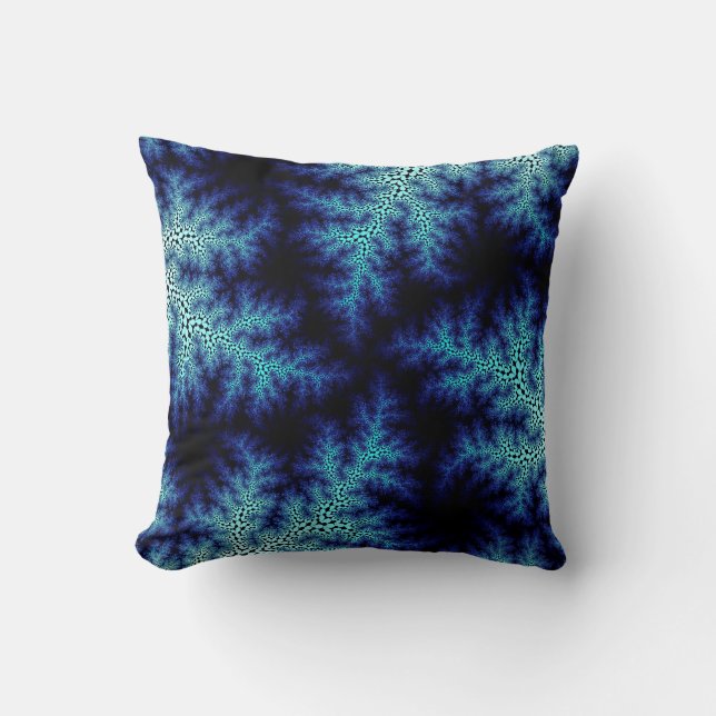 Blue Stonewash Speckle Kudde (Framsida)