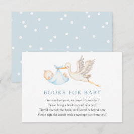 Blue Stork Bokar för Baby-inmatningskort Tilläggskort