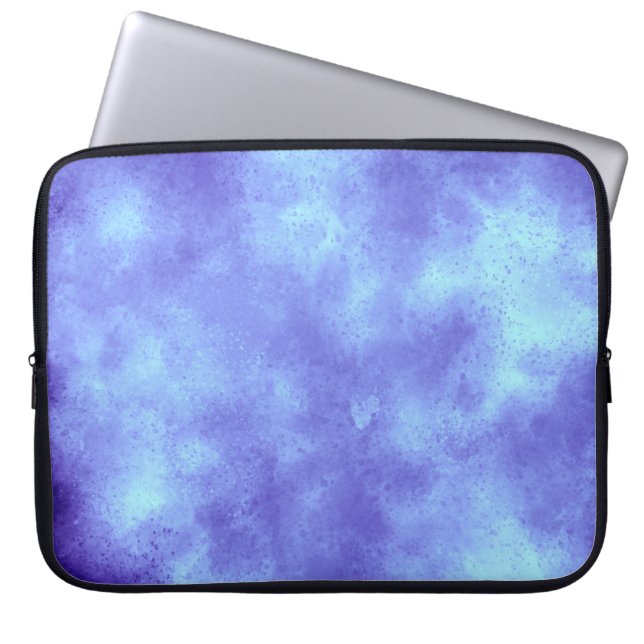 Blue Storm Cloud Effect Laptop Fodral (Framsidan)