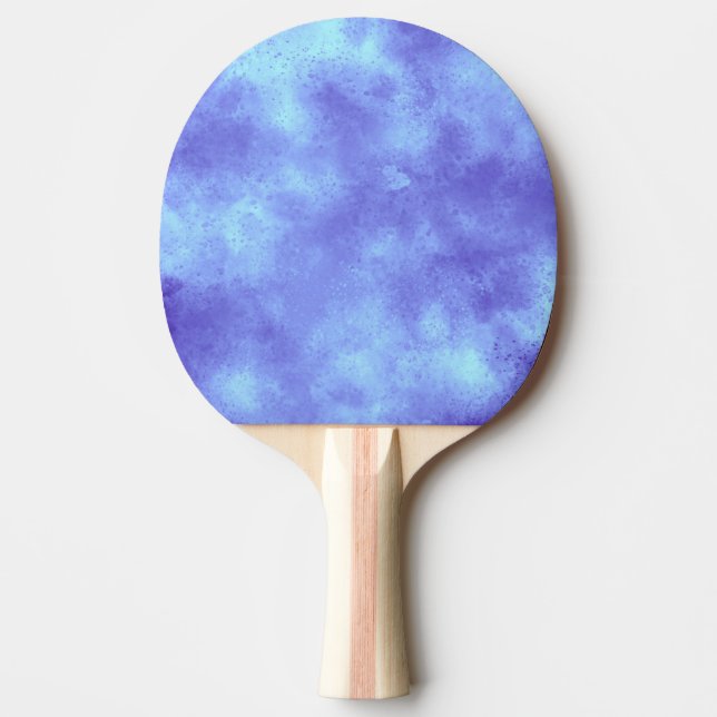 Blue Storm Cloud Effect Ping Pong Paddle Pingisracket (Framsidan)