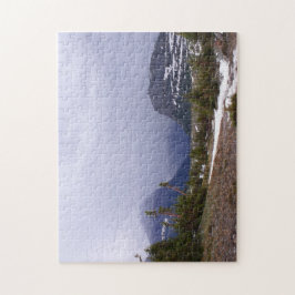 Blue Storm Clouds over Glacier National Park Photo Pussel