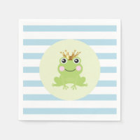 Blue Storybook Fairy Tale Frog Prince Shower