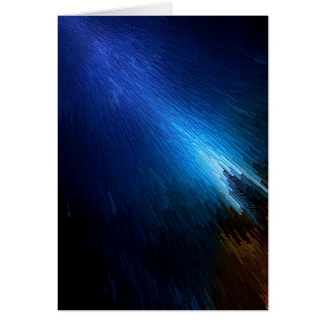 Blue Streak Stack Hälsningskort (Framsidan)