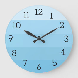 BLUE STRIPED CLOCK STOR KLOCKA