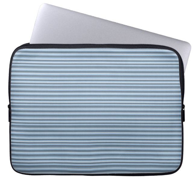 Blue stripes laptop fodral (Framsidan)