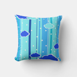 blue strips clouds dots kudde