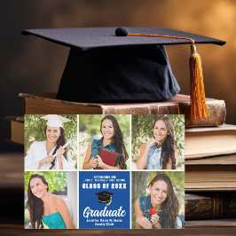 Blue Student Photo Collage Anpassningsbar 2025 Stu Meddelande