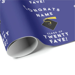 Blue Studenten 2025 Gift Presentpapper
