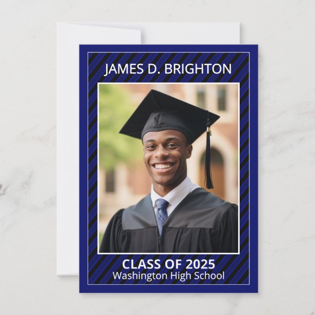 Blue Studenten Photo annons Meddelande (Framsida)