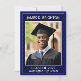 Blue Studenten Photo annons Meddelande