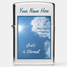 Blue Sunny Cloudy Himlar Airplan Christian Memoria